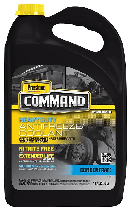 Prestone Command Heavy Duty Extended Life Nitrite Free Antifreeze Coolant