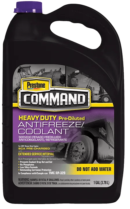 Prestone Command Heavy Duty Prediluted 5050 Antifreeze Coolant