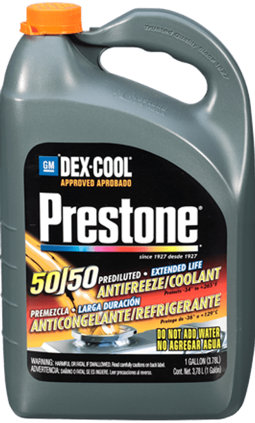 Prestone Extended Life Dex-Cool 5050 AntifreezeCoolant