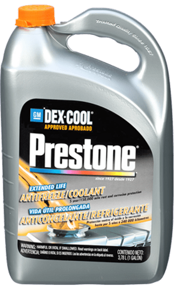 Prestone Extended Life Dex-Cool AntifreezeCoolant